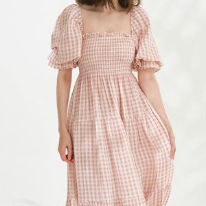 NWT - Nothing Fits But | Kiko Dress | Rose Gingham